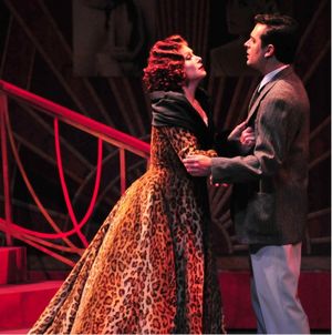 Stephanie Powers and Todd Gearhart @ BroadwayWorld Stephanie Powers and Todd Gearhart Photo